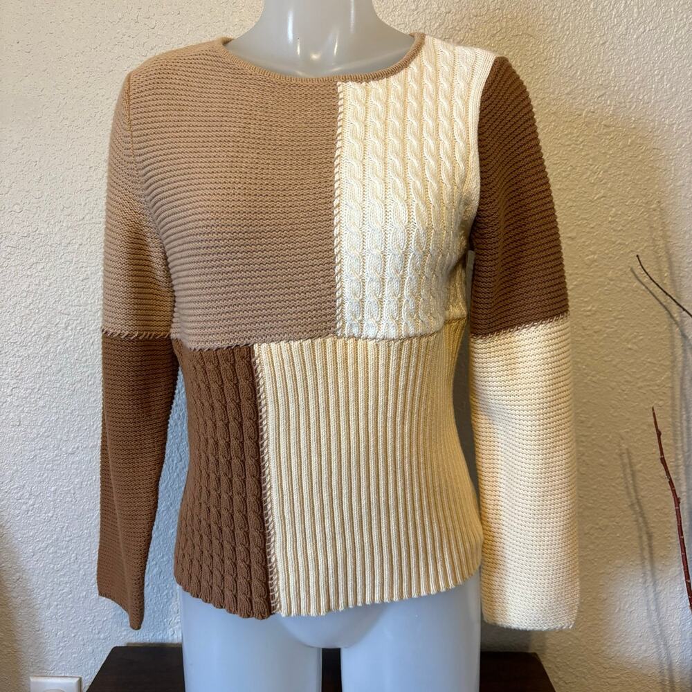 VTG color block sweater